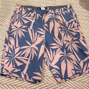 Tropical Print Board Shorts